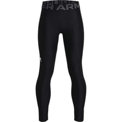 Under Armour Boys HeatGear Armour Leggings   Black (001)/Pitch Gray