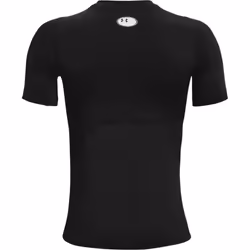 Under Armour Boys HeatGear Armour Short-Sleeve T-Shirt   Black (001)/W