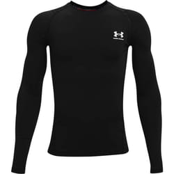 Under Armour Boys' HeatGear Armour Long-Sleeve T-Shirt   Black (001)/P