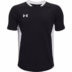 Under Armour Boys' Match 2.0 Jersey  Black (001)/White  Youth Medium