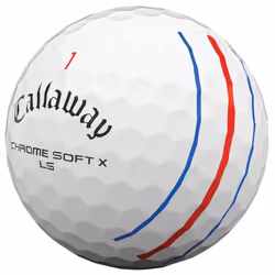 CALLAWAY CHROME SOFT X LS TRIPLE TRACK GOLF BALLS / WHITE / MULTIBUY DOZEN DEALS