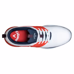 Callaway Golf Mens M593 Nitro Blaze Spikeless Waterproof Golf Shoes - UK 7, White/Navy/Red