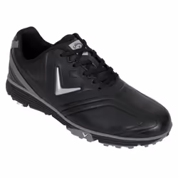 Callaway Golf Mens M258 Chev Max Waterproof Spiked Breathable Golf Shoes - UK 7.5, Black