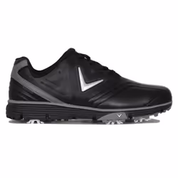 Callaway Golf Mens M258 Chev Max Waterproof Spiked Breathable Golf Shoes - UK 7.5, Black