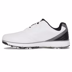 Callaway Golf Mens M258 Chev Max Waterproof Spiked Breathable Golf Shoes - UK 7.5, White/Black