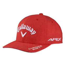 Callaway Golf Mens TA Performance Pro 23 Wicking UV Protection Cap - One Size, Red Heather/White