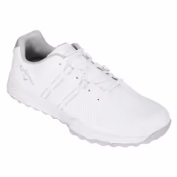 Callaway Golf Mens 2022 Chev Trax Spikeless Waterproof Golf Shoes - UK 8, White/Grey