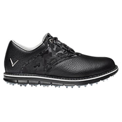 Callaway Golf Mens M597 LUX Leather Upper Spikeless Cushioned Golf Shoes - UK 7, Black/Black
