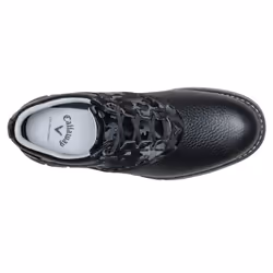 Callaway Golf Mens M597 LUX Leather Upper Spikeless Cushioned Golf Shoes - UK 9, Black/Black