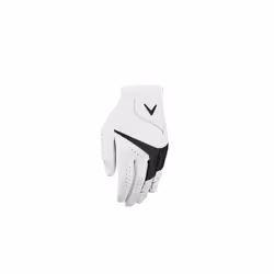 callaway golf Weather Spann Premium Synthetic golf glove (White  2-Pack  Standard  Medium  Worn on Left Hand)