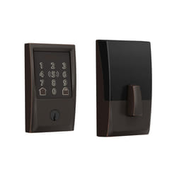 Schlage BE499WBCEN716 Encode Plus Century WiFi Deadbolt Smart Keyless Entry Touchscreen Door Lock  Aged Bronze (Pack of 1)