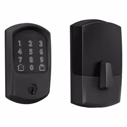 Schlage Encode Smart WiFi Deadbolt Lock for Front Door - Keyless Entry with App or Touchscreen - Works with Alexa Apple Home ...