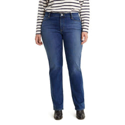 Levi's Women's Plus-Size 414 Classic Straight Jeans  Lapis Dark Horse  39 US 24 S