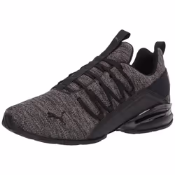 PUMA Men's Axelion Cross Trainer Running Shoe Multi Black-Castlerock 9