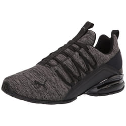 PUMA Men's Axelion Cross Trainer Running Shoe  Multi Black-Castlerock  9
