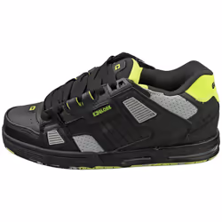Globe Sabre Mens Skate Trainers in Black Lime - 12