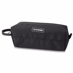 DAKINE Accessory, Soft pencil case, Recycled polyester, Black, Monochromatic, Zipper, Adolescence