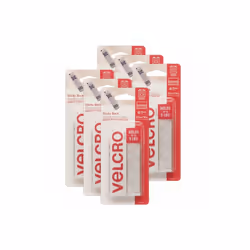 cloth hook and eye USA VEC90076-6 0.75 x 3.5 in. Cloth Hook & Eye Tape - 4 Strips per Pack - Pack of 6