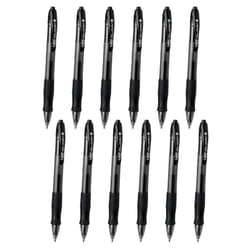 Bic USA BICRLC11BK12 Velocity Gel Retractable Roller Gel Pen Black  12 Each