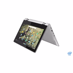 Lenovo C340 Intel® Celeron® N4000 Chromebook 29.5 cm (11.6") Touchscreen HD 4 GB LPDDR4-SDRAM 32 GB eMMC Wi-Fi 5 (802.11ac) ChromeOS Grey, Platinum