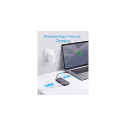 Anker USB C Hub, PowerExpand 8-in-1 USB C Adapter, with 100W Power Delivery, 4K 60Hz HDMI Port, 10Gbps USB C and 2 USB A Data Ports, Ethernet Por