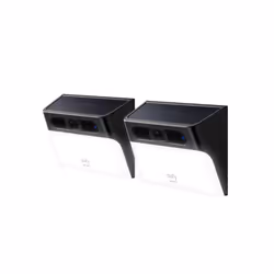 eufy Security Solar Wall Light Cam S120 2Pack Solar Security Cameras Wireless Outdoor 2K Camera Forever Power Motion Acti