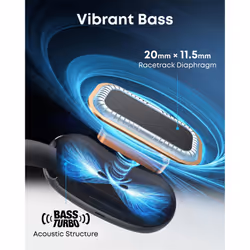 soundcore AeroFit 2 by Anker, Open-Ear Headphones, Adjustable Ear Hooks, Snug Fit, Rich Bass, Hi-Res Wireless Audio, 42H Play, Bluetooth 5.4, Wireless