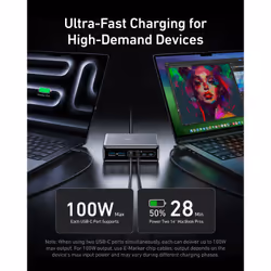 Anker A2683341 mobile device charger Universal Black Fast charging Indoor