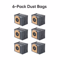 eufy 6-Pack Large Capacity Dust Bags Compatible with X10 Pro Omni Robo