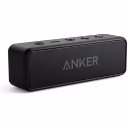 Anker Soundcore 2 Portable Bluetooth Speaker with 12W Stereo Sound, BassUp, IPX7 Waterproof, 24-Hour Playtime, Wireless Stere ...