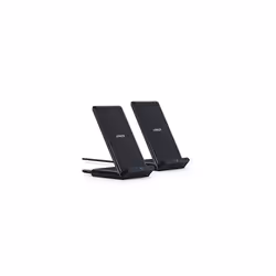 Anker Wireless Charger, 2-Pack PowerWave Stand Upgraded, Qi-Certified, Fast Charging iPhone 12, 12 Mini, 12 Pro Max, SE, 11, ...