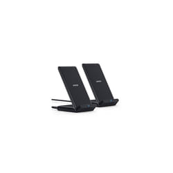 Anker Wireless Charger, 2-Pack PowerWave Stand Upgraded, Qi-Certified, Fast Charging iPhone 12, 12 Mini, 12 Pro Max, SE, 11, 11 Pro, 11 Pro Max,