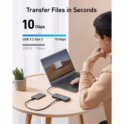 Anker 555 USB Type-C 10000 Mbit/s Black
