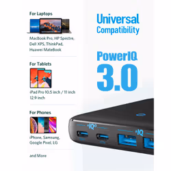 Anker 543 Powerport Atom III Universal Black Fast charging Indoor - Additional view 7