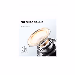 Soundcore by Anker P3i Hybrid Active Noise Cancelling Earbuds, Wireless Earbuds with 4 Mics, AI-Enhanced Calls, 10mm Drivers, Powerful Sound, App for