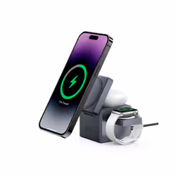 Anker Y1811HA1 mobile device charger Headset, Smartphone, Smartwatch Black USB Wireless charging Fast charging Indoor