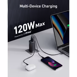 Anker 737 Laptop, Smartphone, Tablet Black AC Fast charging Indoor