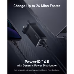 Anker 737 Laptop, Smartphone, Tablet Black AC Fast charging Indoor
