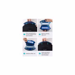 RoboVac Replacement Filter Set, Washable Filter, RoboVac 11S Max, RoboVac 15C Max, RoboVac 30C Max, RoboVac G30, RoboVac G30 Edge Accessory