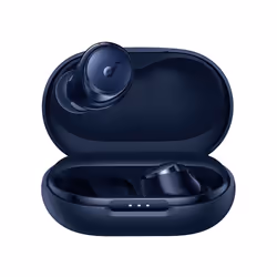 Soundcore Space A40 Adaptive Active Noise Canceling Wireless Earbuds, 50H Total Playtime, 10H Single Charge Playtime, LDAC Hi-Res Sound, Comfortable Fit, 6 Mics, Wireless Charge, Fast Charge