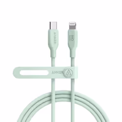 Anker 541, 1.8 m, Lightning, USB C, Male, Male, Green