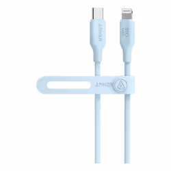Anker PowerLine, 0.9 m, Lightning, USB C, Male, Male, Blue