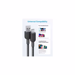 USB C Charger Cable [2 pack, 6ft], 310 USB A to Type C Charger Cable Fast Charge, Nylon USB A to USB C Cable Fast Charging for Samsung Galaxy Note 10