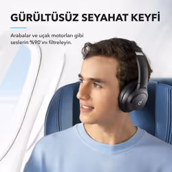 Soundcore Q20i Headset Wired Head-band Calls/Music USB Type-C Bluetooth Black - Additional view 4