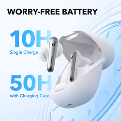 Anker Liberty 4 NC Headset Wireless In-ear Calls/Music USB Type-C Bluetooth White - Additional view 6