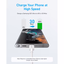 Anker 322 USB cable 1.8 m USB C White - Additional view 4