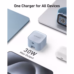 Anker Nano Headphones, Smartphone, Smartwatch, Tablet White AC Fast charging Indoor - Additional view 6