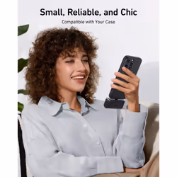 Nano Power Bank, Mini Portable Charger with Built-In Foldable USB-C Connector, 5,000mAh Battery Pack 22.5W, For iPhone