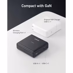 Anker A1902 Power bank Black AC Fast charging Indoor