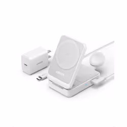 Anker B2557321 mobile device charger Headphones, Headset, Smartphone, Smartwatch White AC Wireless charging Fast charging Indoor